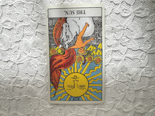 5枚目のカード｜太陽（逆位置）